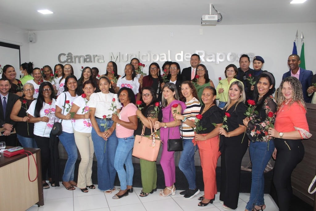Secretárias municipais de Raposa participam de sessão solene na Câmara em homenagem ao Dia Internacional da Mulher