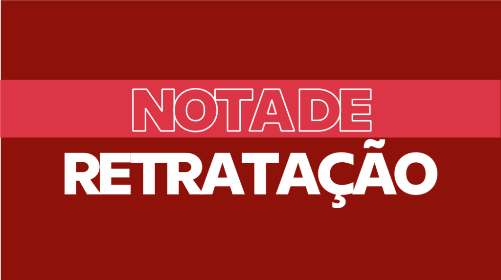 Nota de Retratação: Não Há Investigação em Curso sobre Pré-Candidato a Prefeito Junior Passinho de Raposa em Nível Estadual ou Federal