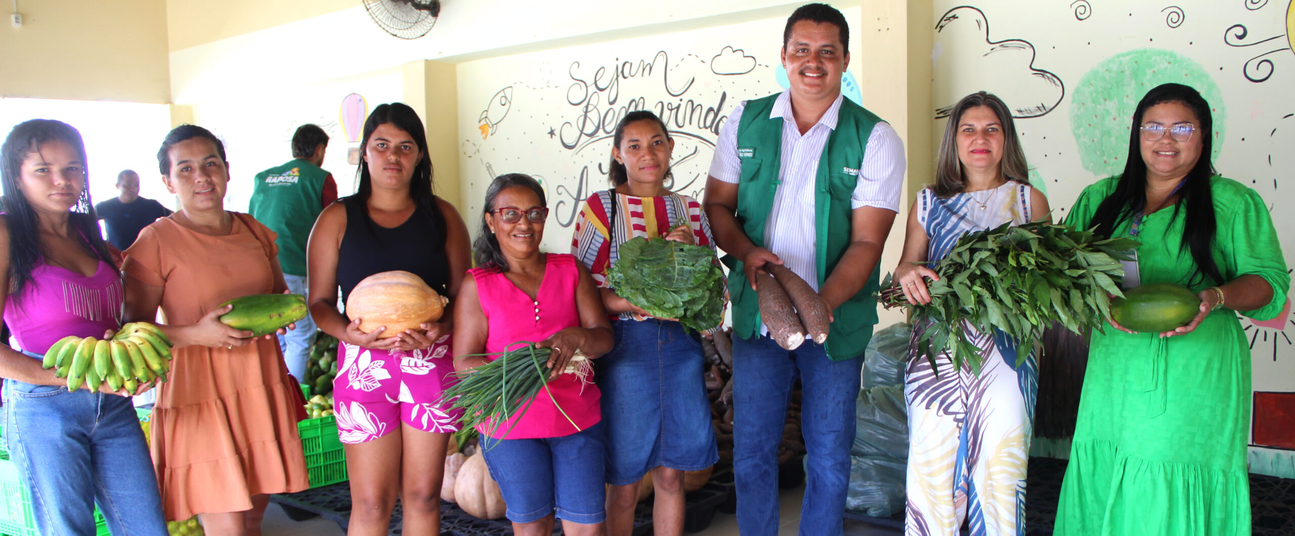 Prefeitura de Raposa realiza primeira entrega de cestas verdes do PAA (proposta estadual